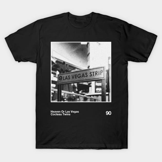 Heaven Or Las Vegas // Minimalist Faded Retro T-Shirt by solutesoltey